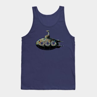 Trippy Psychedelic Submarine Tank Top